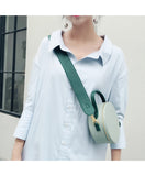 Leather Round Shoulder Bags Purses - Annie Jewel