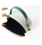Leather Round Shoulder Bags Purses - Annie Jewel