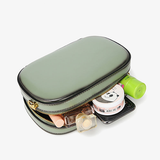 Small Black Round Leather Circle Shoulder Bags - Annie Jewel