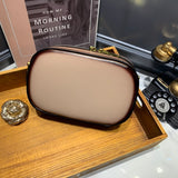 Small Black Round Leather Circle Shoulder Bags - Annie Jewel