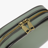 Small Black Round Leather Circle Shoulder Bags - Annie Jewel