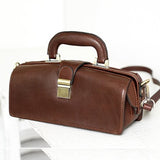 brown doctors bag leather