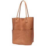 13" Soft Leather Vertical Tote - Annie Jewel
