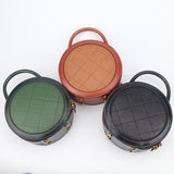 Black Circle Round Shoulder Bags - Annie Jewel