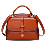 genuine leather satchel handbags tan leather handbag Womens