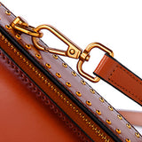 Handle Leather Small Satchel Square Crossbody Bag Purses - Annie Jewel