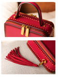Small Square Leather Bag Handbags