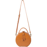 Round Leather Purse Circle Bags - Annie Jewel