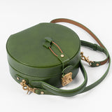 Round Leather Purse Circle Bags - Annie Jewel