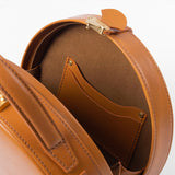 Round Leather Purse Circle Bags - Annie Jewel
