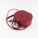 Round Leather Purse Circle Bags - Annie Jewel
