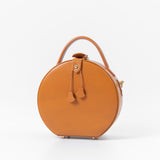 Round Leather Purse Circle Bags - Annie Jewel