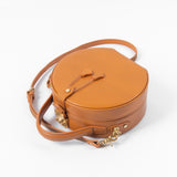 Round Leather Purse Circle Bags - Annie Jewel