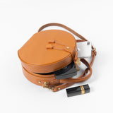Round Leather Purse Circle Bags - Annie Jewel