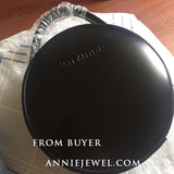 Small Round Leather Purse Circle Bag - Annie Jewel
