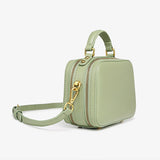 Women Leather Square Crossbody Bags - Annie Jewel