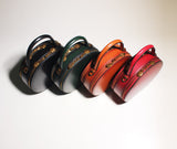 Leather Circle Round Shouler Bags - Annie Jewel