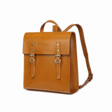 Handmade Personalized Leather Satchel 13" Structured Backpack Book Bag Purse - Annie Jewel