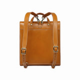 Handmade Personalized Leather Satchel 13" Structured Backpack Book Bag Purse - Annie Jewel