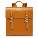 Handmade Personalized Leather Satchel 13" Structured Backpack Book Bag Purse - Annie Jewel