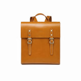 Handmade Personalized Leather Satchel 13" Structured Backpack Book Bag Purse - Annie Jewel