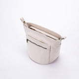 Bucket Canvas Inner Storage Insert Purse - Annie Jewel