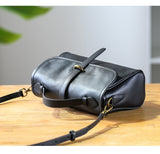 Leather Satchel Handle Top Bag For Women