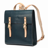 Handmade Personalized Leather Satchel 13" Structured Backpack Book Bag Purse - Annie Jewel
