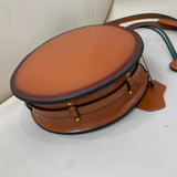 Round Leather Circle Crossbody Bags Purses - Annie Jewel
