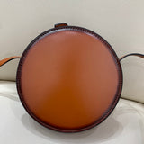 Round Leather Circle Crossbody Bags Purses - Annie Jewel