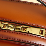Small Leather Round Elliptic Crossobdy Bag Clutch Purse - Annie Jewel