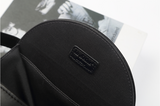 Black Circle Round Leather Crossobdy Bag - Annie Jewel