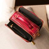 Structured Square Crossbody Satchel Bag - Annie Jewel