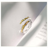 Unique Silver Adjustable Wave Ring Band Jewelry Gift For Women - Annie Jewel
