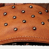 Small Leather Rivet Backpack Bag - Annie Jewel