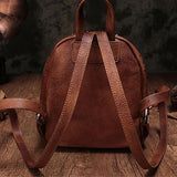 Small Leather Rivet Backpack Bag - Annie Jewel