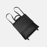 ladies black leather backpack handbag womens black backpack for work