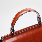 Women's Flap Satchel Structured Handle Bag Purse - Annie Jewel