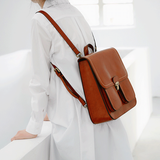 ladies leather backpack women's satchel backpack
