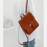 ladies leather backpack women's satchel backpack