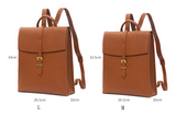 Genuine Leather Backpack Womens Leather Work backpack Ladies Brown Backpack