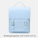Women's Satchel Backpack Vertical Leather Satchel Backpack