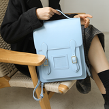 Women's Satchel Backpack Vertical Leather Satchel Backpack