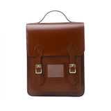 Women's Satchel Backpack Vertical Leather Satchel Backpack