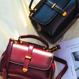 Women's Satchel handbags burgundy handbags Womens