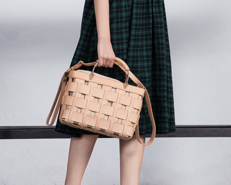 Charles & keith woven shoulder 2025 bag