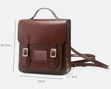 small backpack leather bag for women
