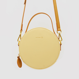 Leather Round Shoulder Bags Purses - Annie Jewel