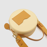 Leather Round Shoulder Bags Purses - Annie Jewel