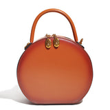 Leather Circle Round Shouler Bags - Annie Jewel